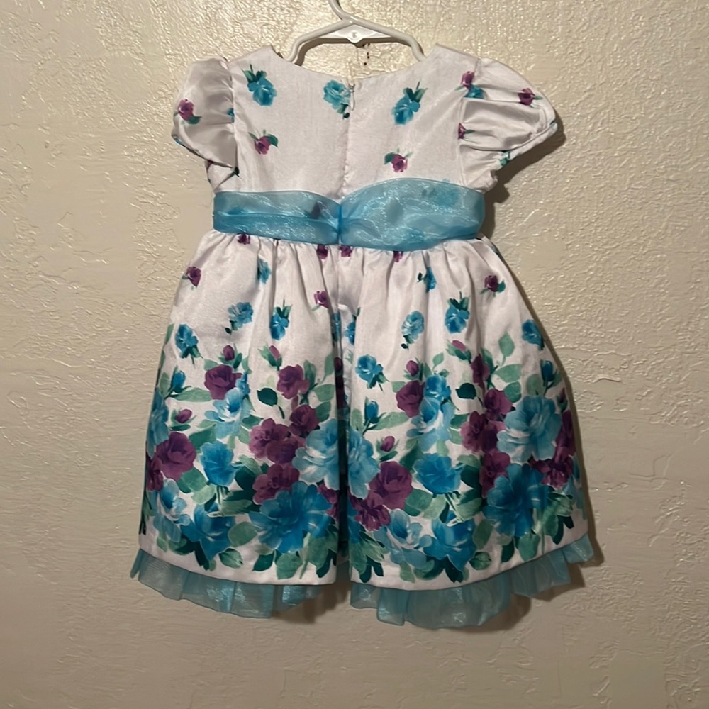 Bonnie Baby shortsleeved flower dress